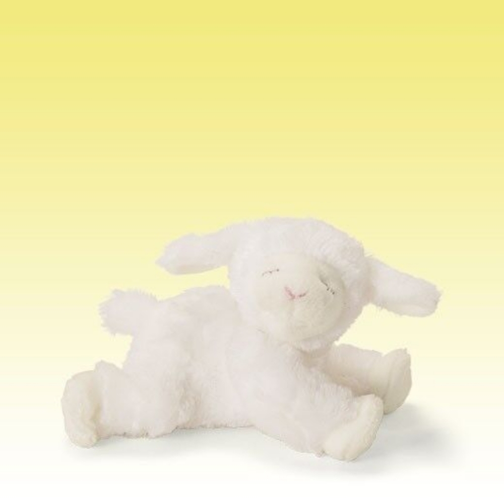 NEW GUND PLUSH WINKY THE LAMB RATTLE